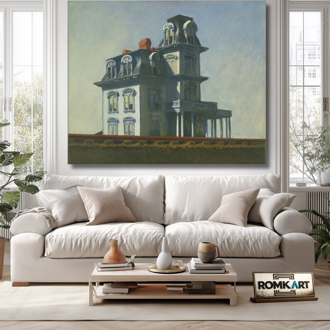 Edward Hopper House By The Railroad 1925 – Reproduction