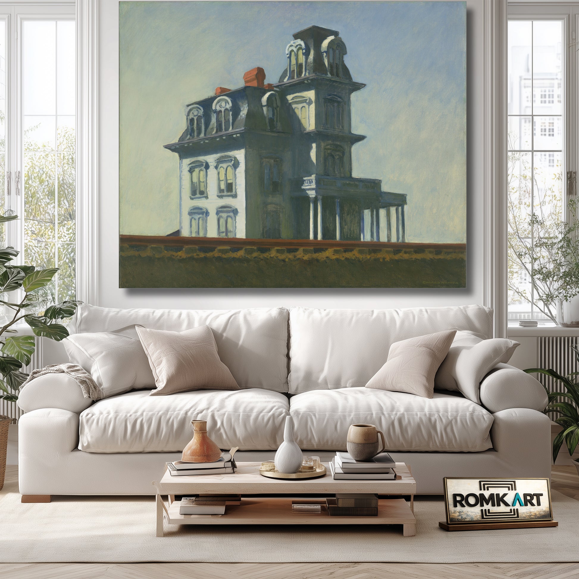 Edward Hopper House By The Railroad 1925 – Reproduction