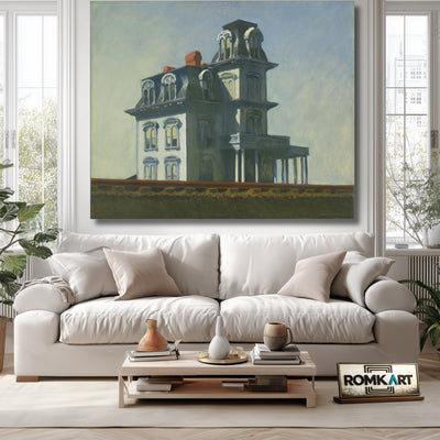 Edward Hopper House By The Railroad 1925 – Reproduction