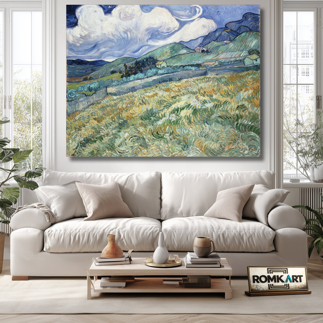 Vincent Van Gogh Landscape From Saint-Remy – Reproduction