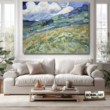 Vincent Van Gogh Landscape From Saint-Remy – Reproduction