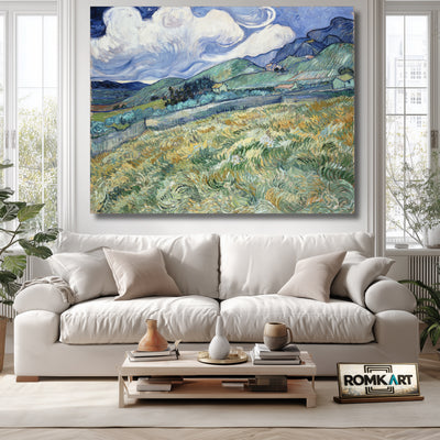 Vincent Van Gogh Landscape From Saint-Remy – Reproduction