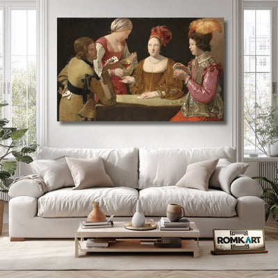 Georges De La Tour The Cheat With The Ace Of Clubs – Reproduction