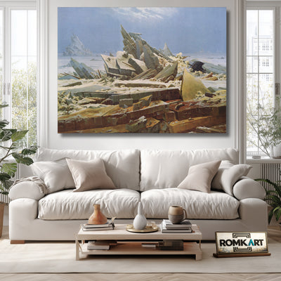 Caspar David Friedrich The Sea Of Ice 1823-1824 – Reproduction