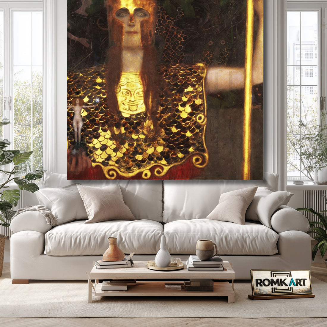 Gustav Klimt Pallas Athena 1898 – Reproduction