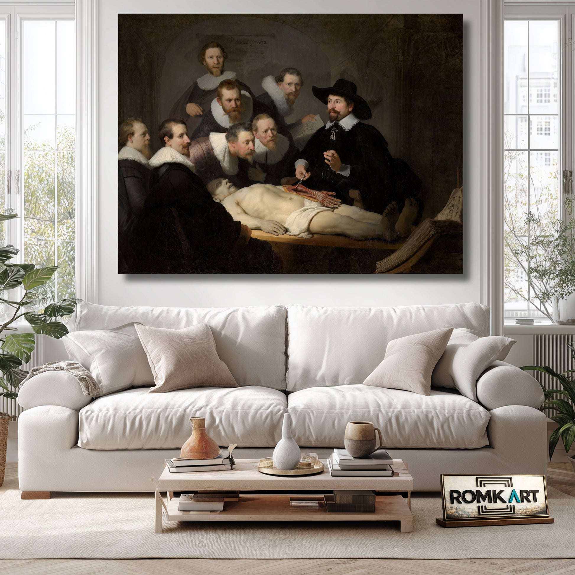 Rembrandt The Anatomy Lesson Of Dr Nicolaes Tulp 1632 – Reproduction