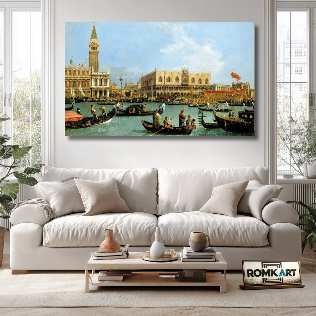 Canaletto The Bacino Di San Marco On Ascension Day 1733-1734 – Reproduction