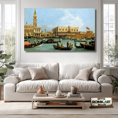 Canaletto The Bacino Di San Marco On Ascension Day 1733-1734 – Reproduction