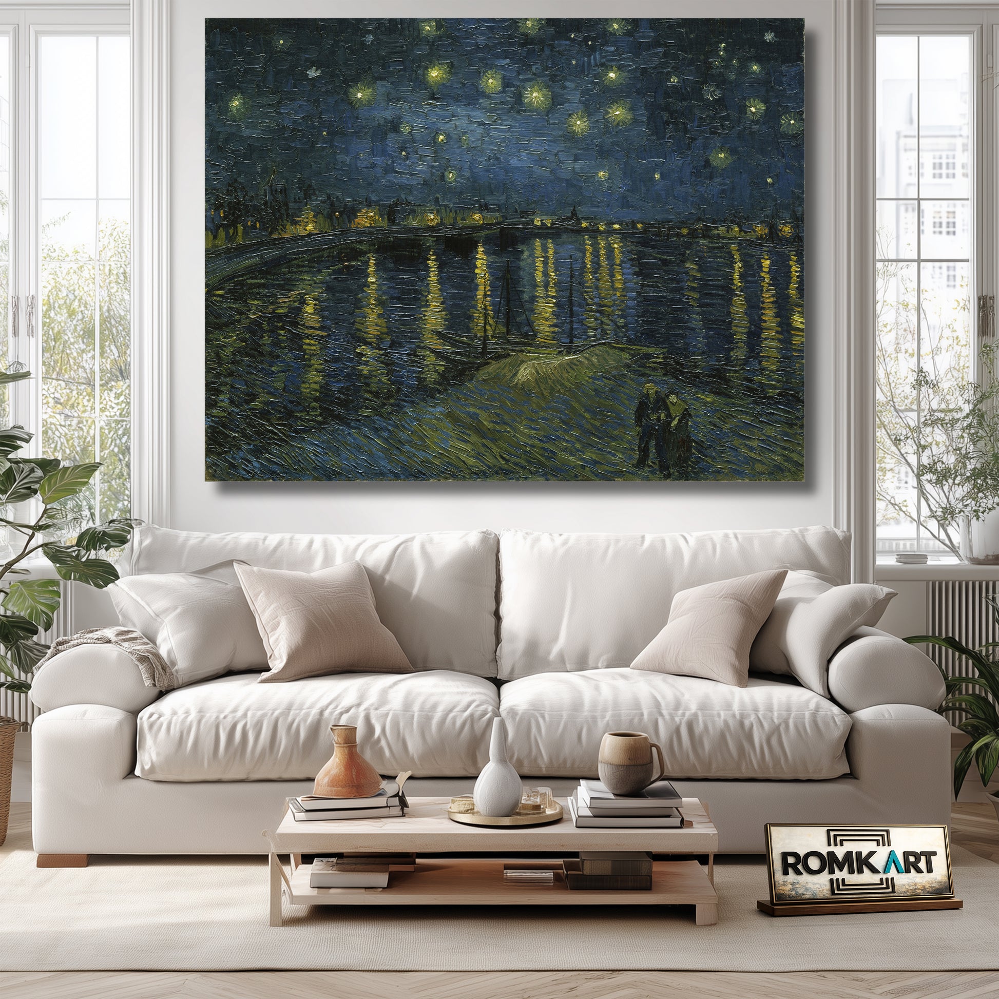 Vincent Van Gogh Starry Night Over The Rhone – Reproduction