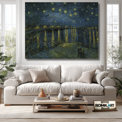 Vincent Van Gogh Starry Night Over The Rhone – Reproduction
