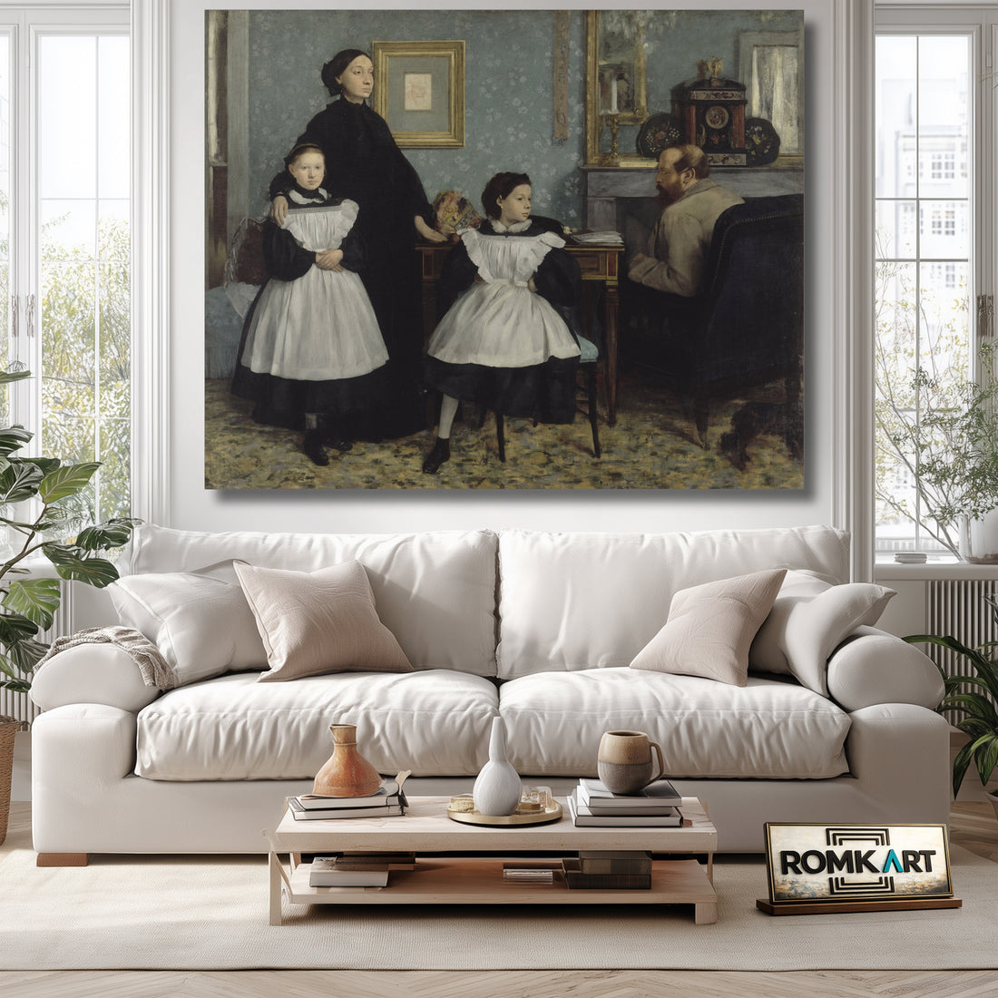 Edgar Degas The Bellelli Family 1858 – Reproduction