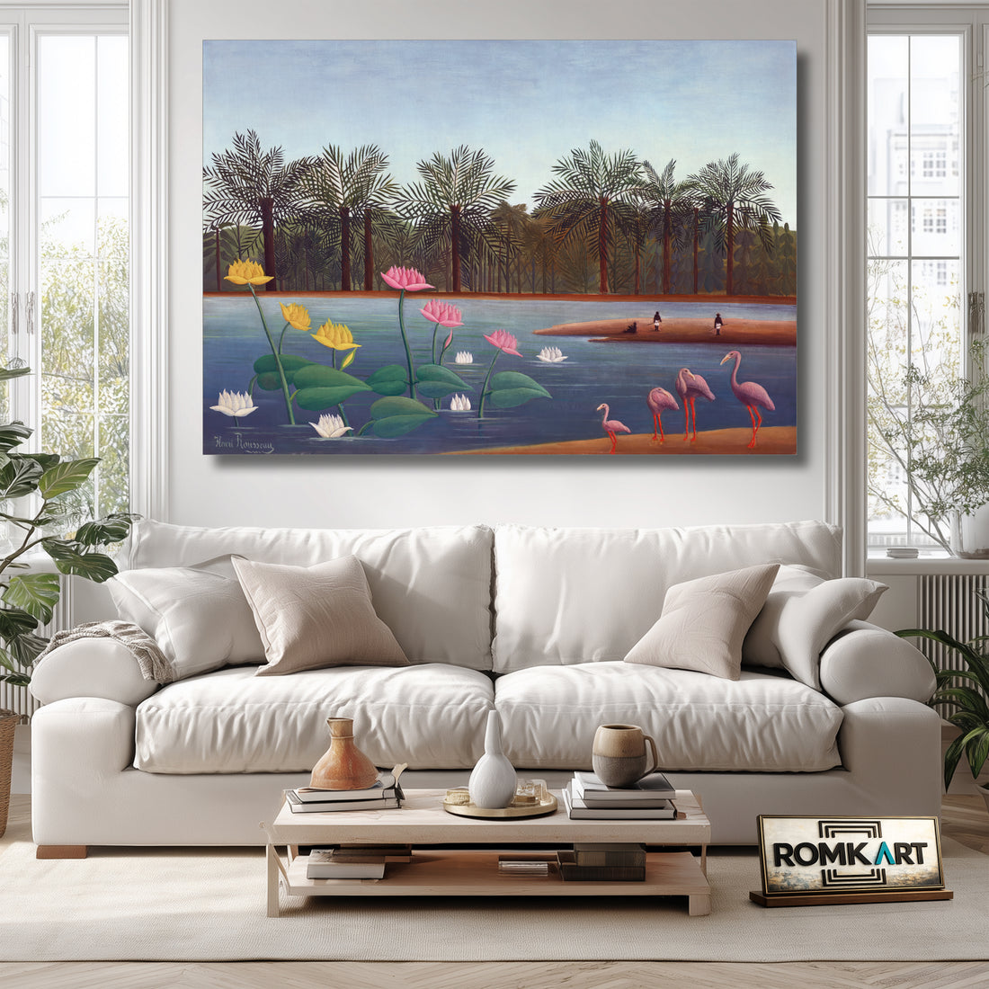Henri Rousseau Flamingos 1907 – Reproduction