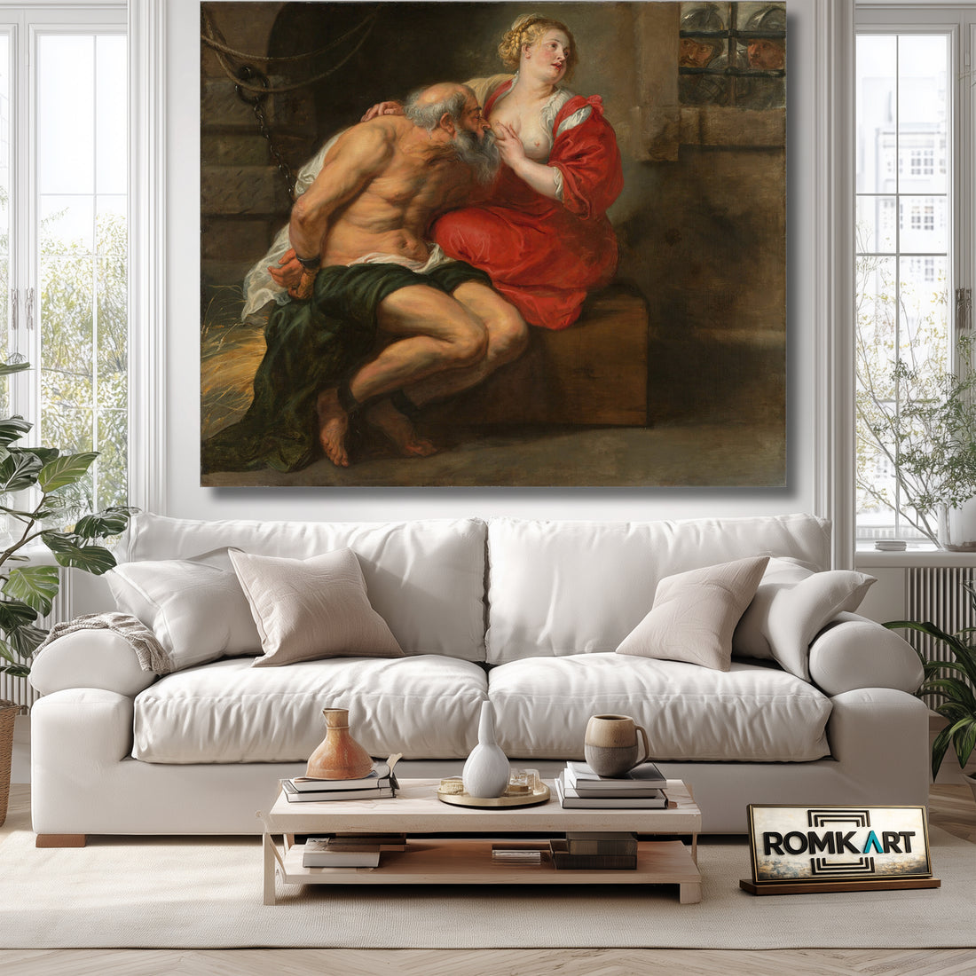 Peter Paul Rubens Cimon And Pero C1630 – Reproduction