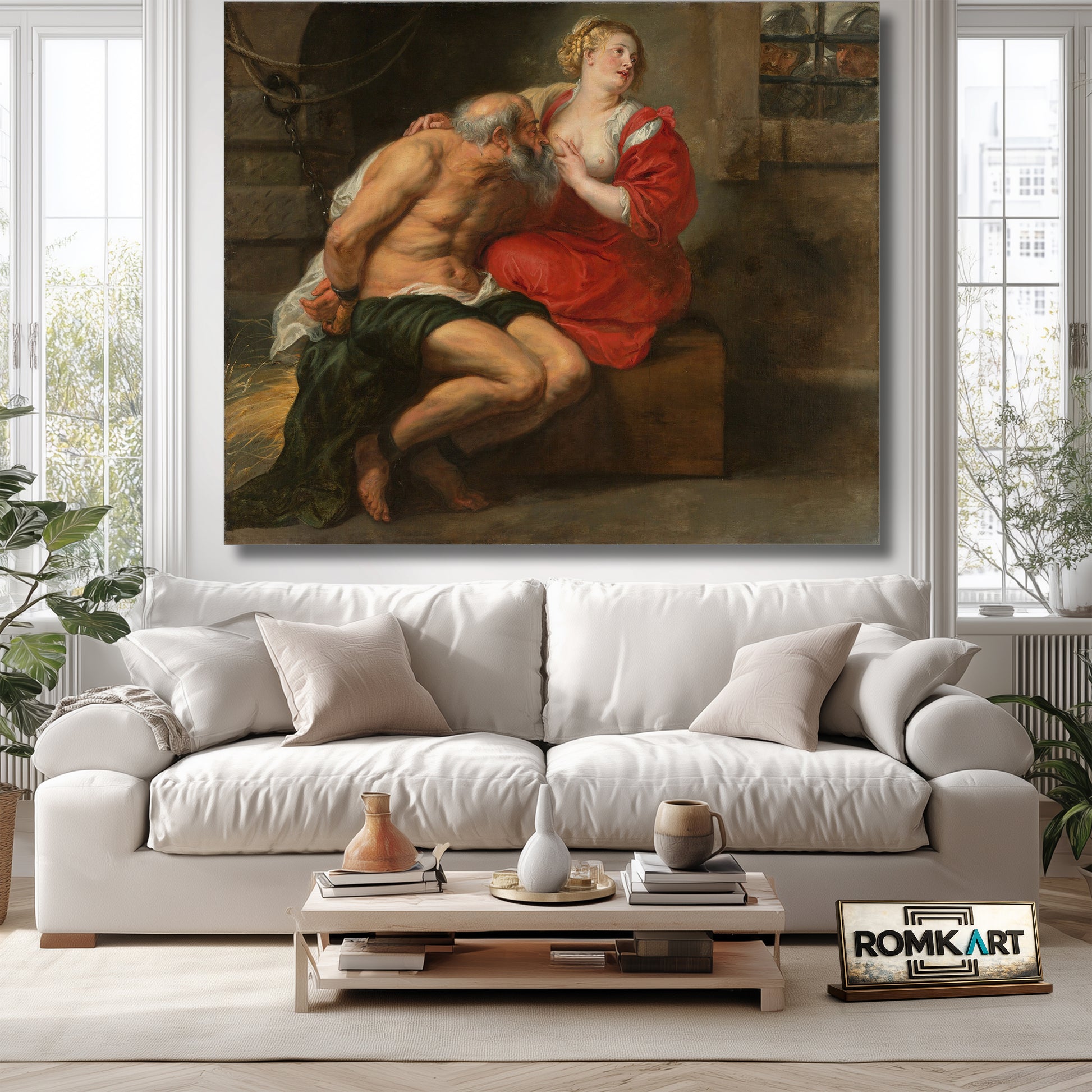 Peter Paul Rubens Cimon And Pero C1630 – Reproduction