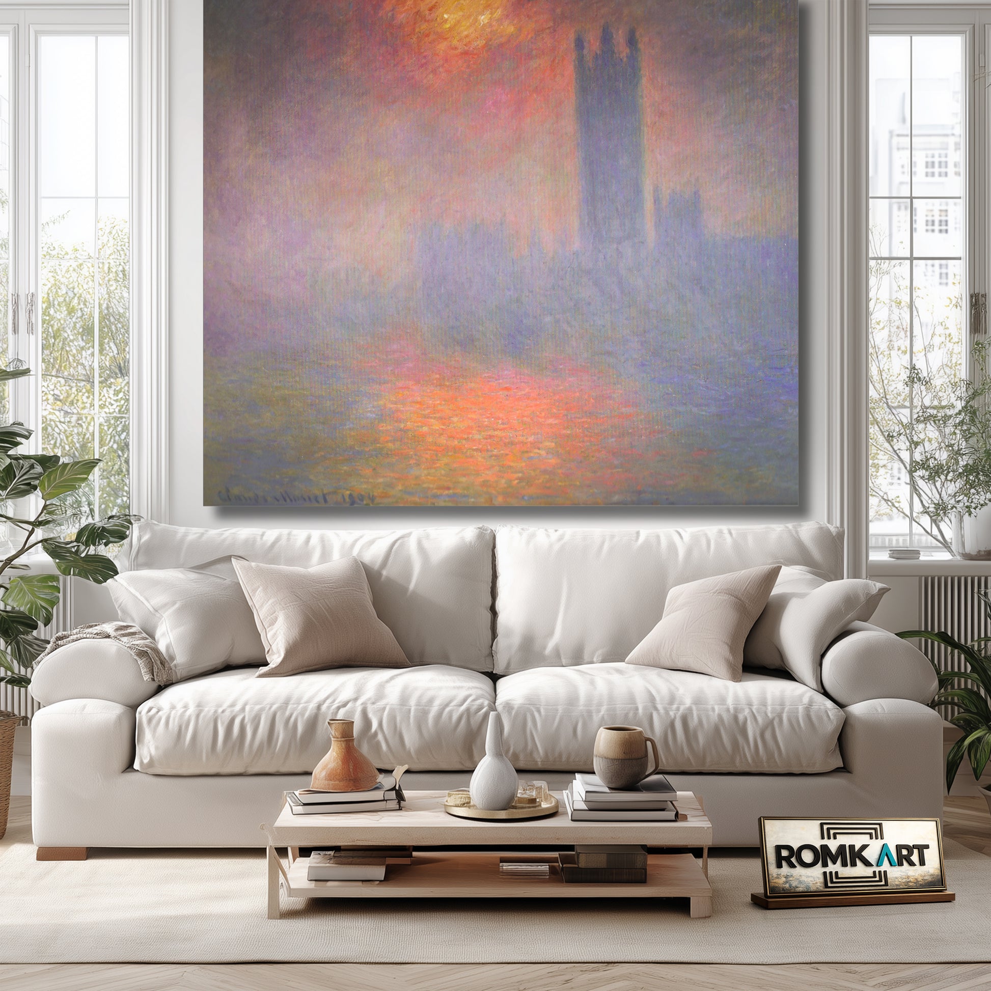 Claude Monet London Houses Of Parliament 1904 – Reproduction