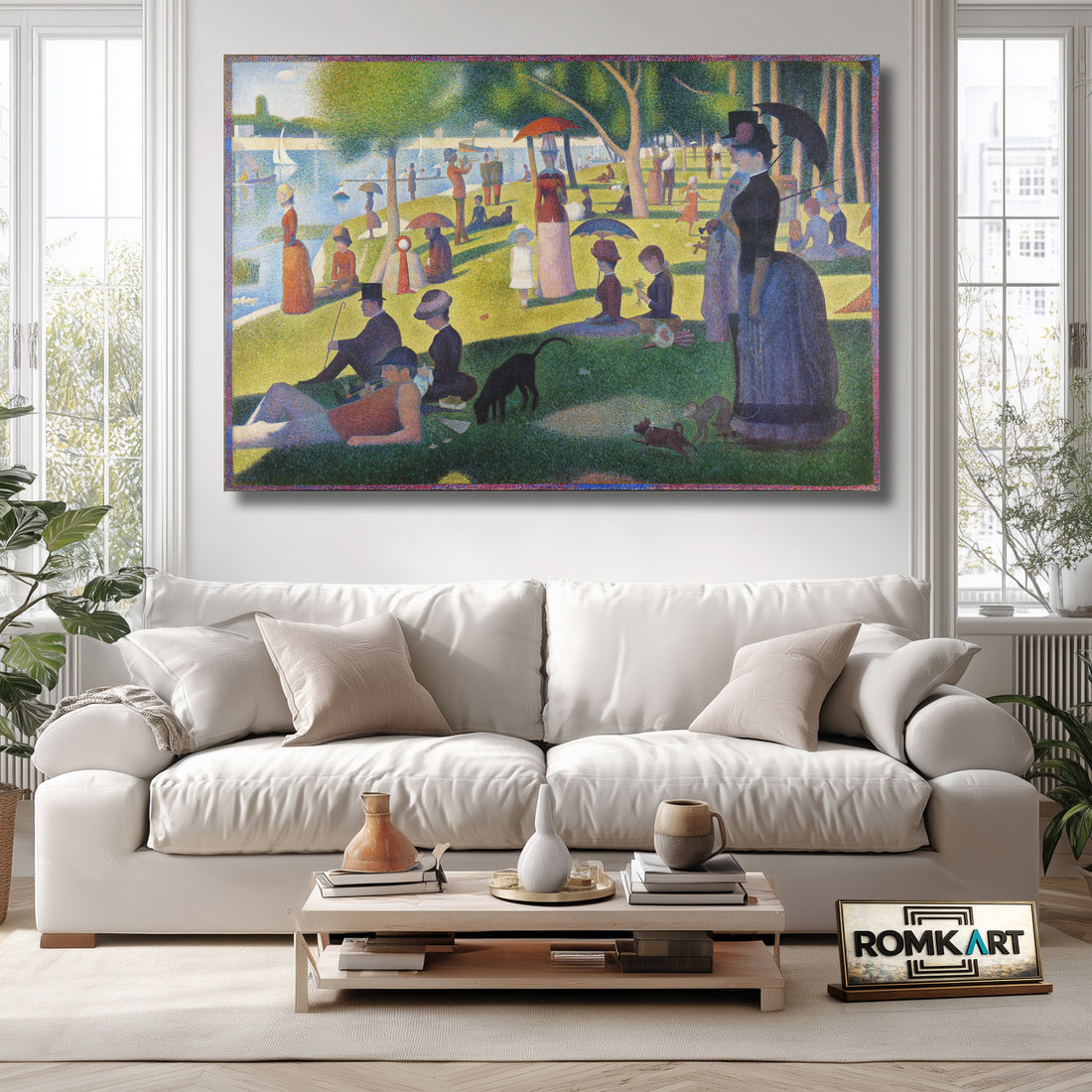 Georges Seurat A Sunday Afternoon On The Island Of La Grande Jatte 1884 -1886 – Reproduction