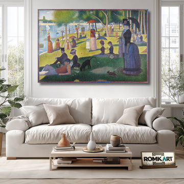 Georges Seurat A Sunday Afternoon On The Island Of La Grande Jatte 1884 -1886 – Reproduction