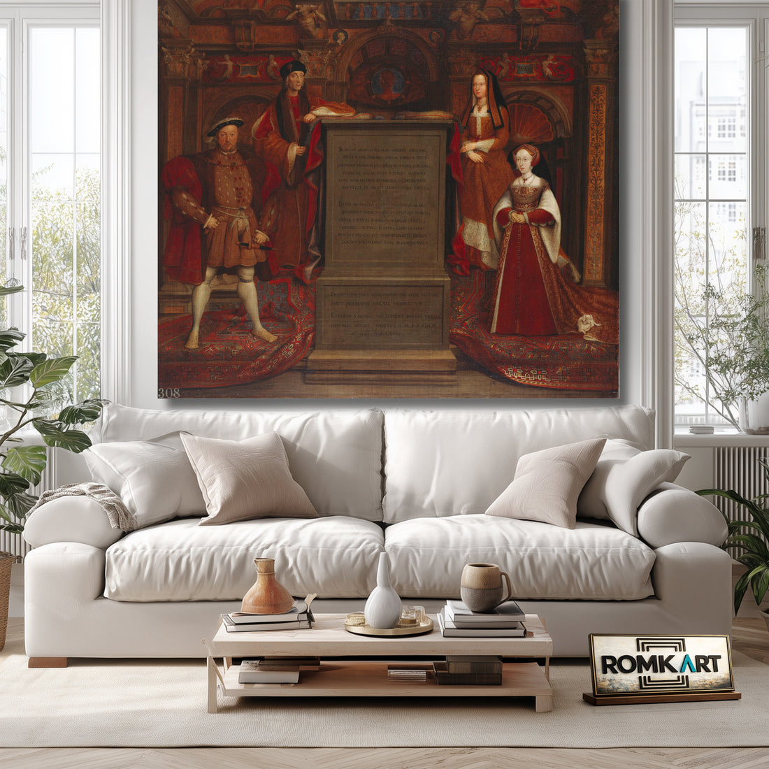 Hans Holbein the Younger. Whitehall Mural. 1667 – Reproduction