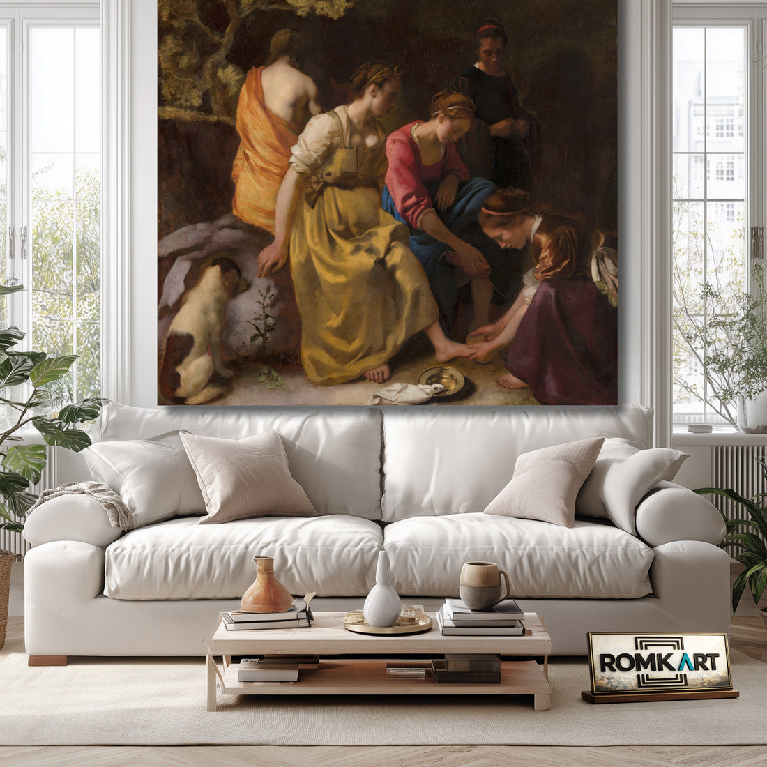 Johannes Vermeer Diana And Her Companions 1655-1656 – Reproduction
