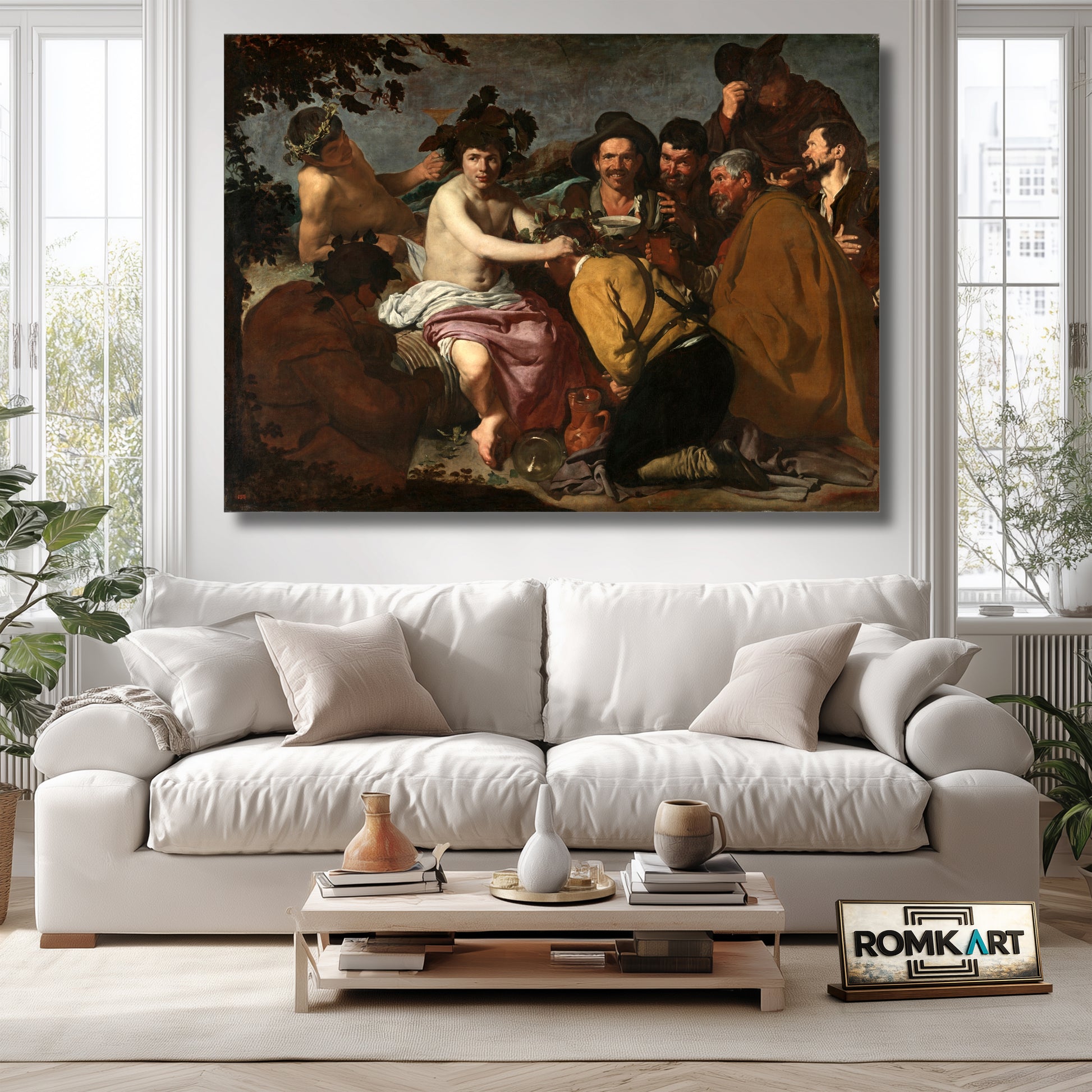 Diego Velazquez The Triumph Of Bacchus Or Los Borrachos 1628-1629 – Reproduction