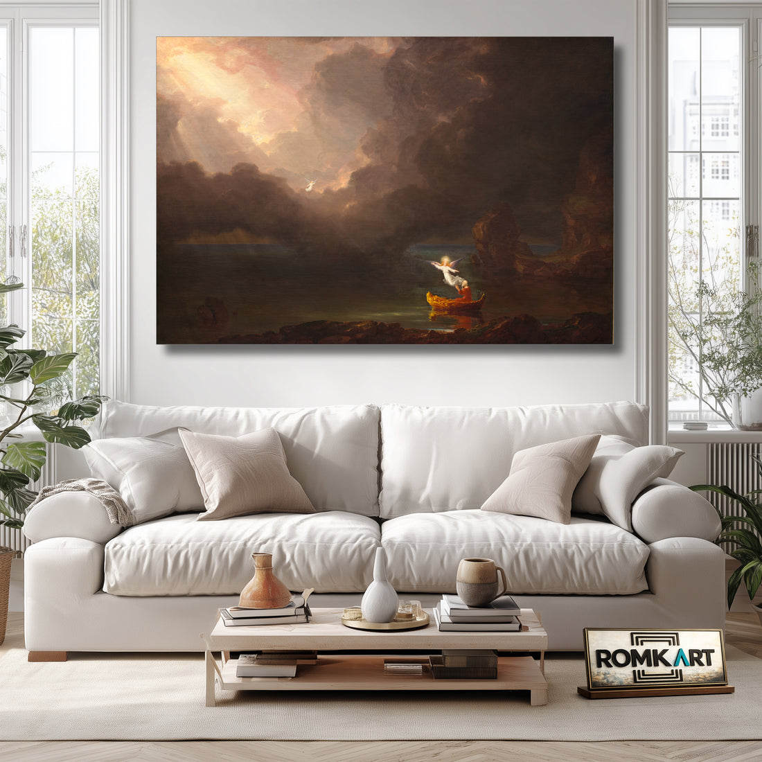 Thomas Cole The Voyage Of Life Old Age 1842 – Reproduction