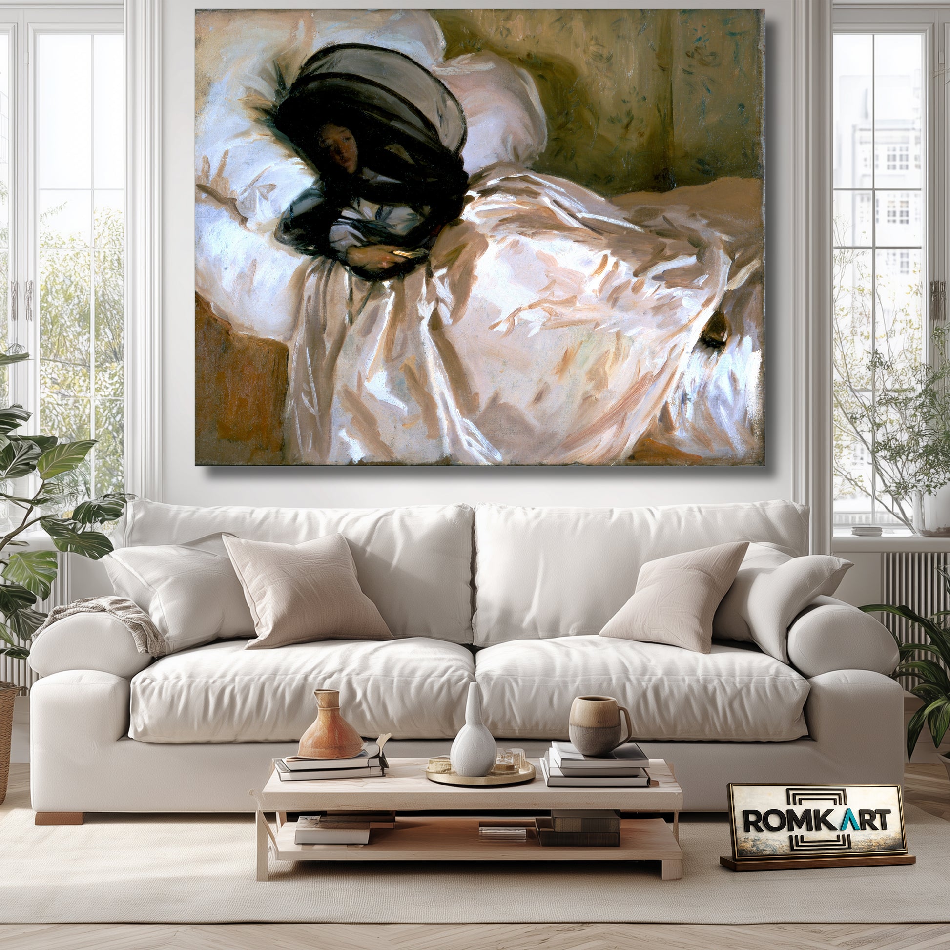 John Singer Sargent The Mosquito Net 1912 Art In The White House – Reproduction