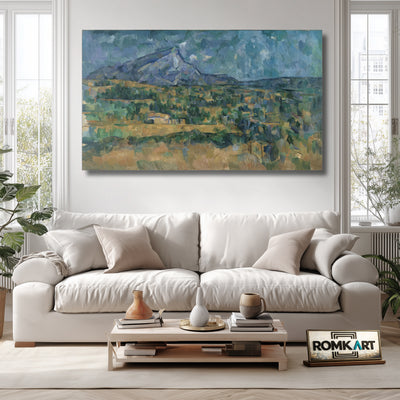 Paul Cezanne Mont Sainte-victoire 1902-1906 – Reproduction
