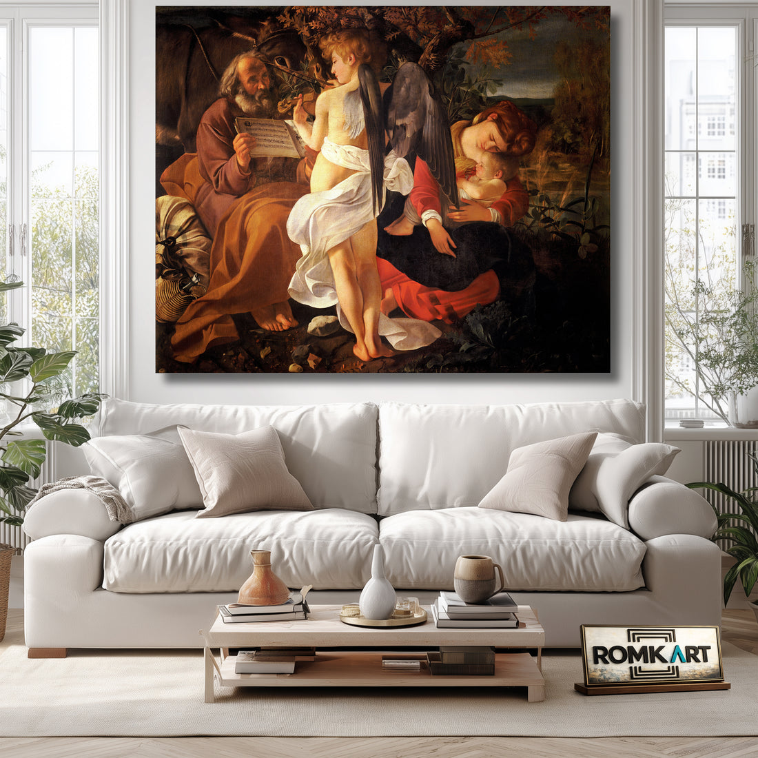 Caravaggio Rest On The Flight Into Egypt 1597 – Reproduction
