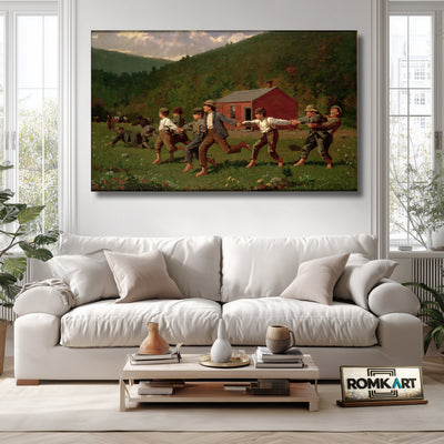 Winslow Homer Snap The Whip 1872 – Reproduction