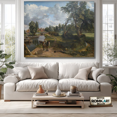 John Constable Flatford Mill Scene On A Navigable River 1816 – Reproduction