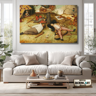 Pieter Brueghel The Elder The Land Of Cockaigne 1567 – Reproduction