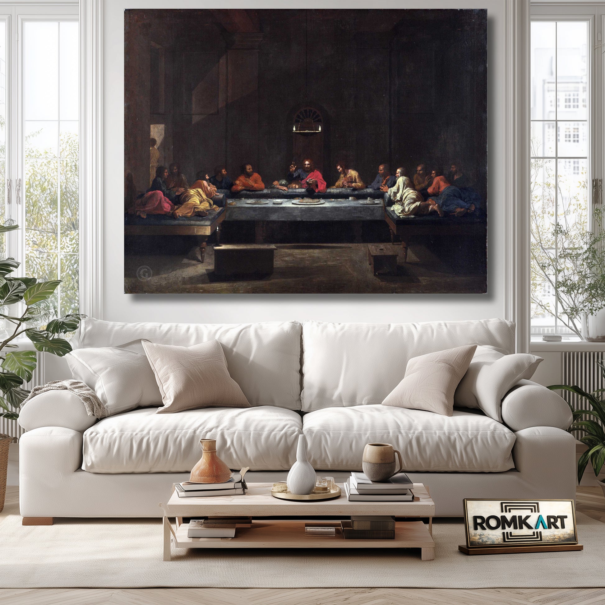 Nicolas Poussin Eucharist 1637-1640 Seven Sacraments – Reproduction