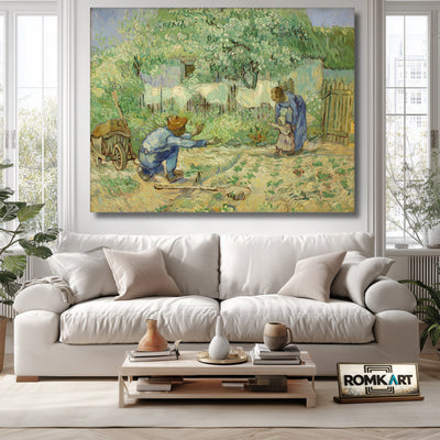 Vincent Van Gogh First Step - After Millet – Reproduction