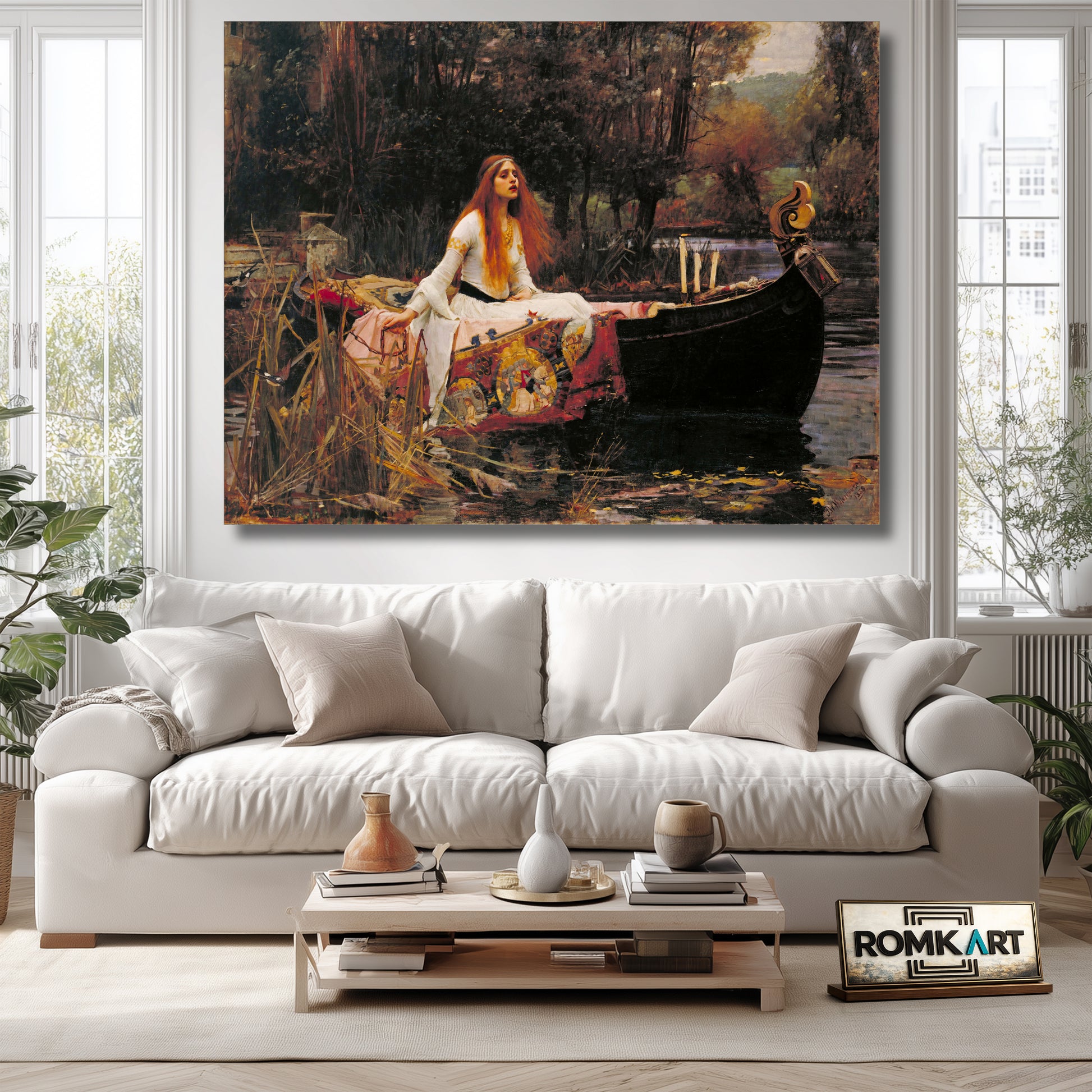 John William Waterhouse The Lady Of Shalott 1888 – Reproduction