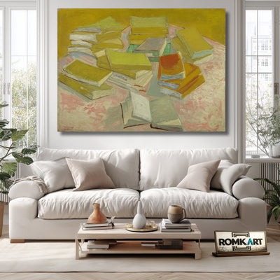 Vincent Van Gogh Piles Of French Novels 1887 – Reproduction