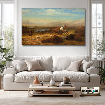 Albert Bierstadt The Last Of The Buffalo – Reproduction