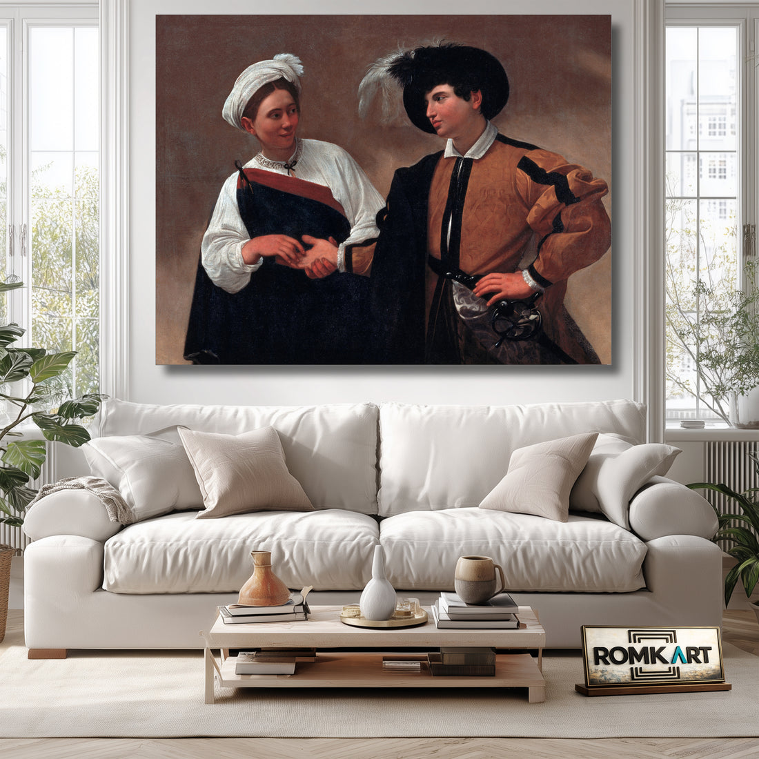 Caravaggio The Fortune Teller 1594 – Reproduction