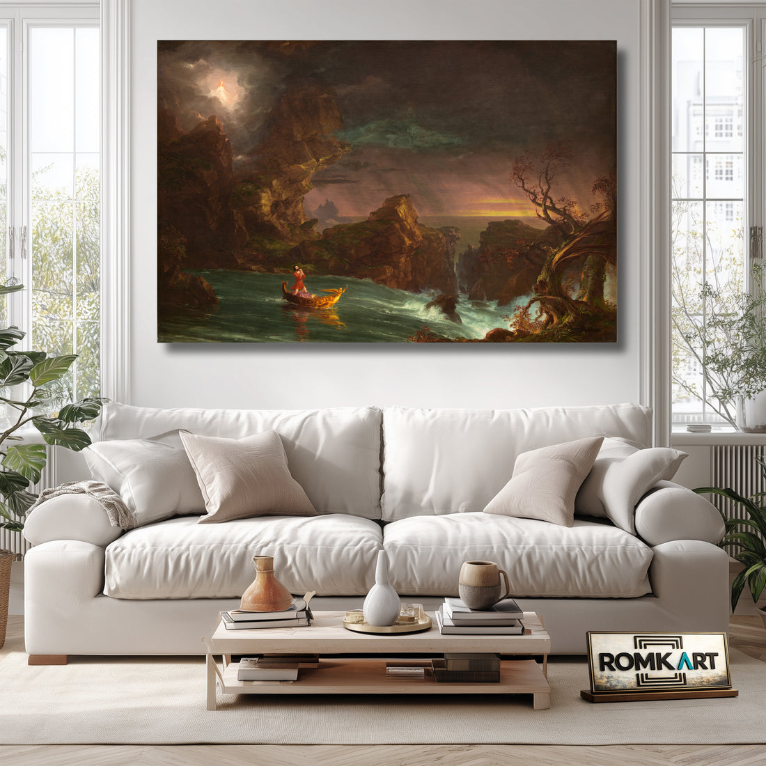 Thomas Cole The Voyage Of Life Manhood 1842 – Reproduction