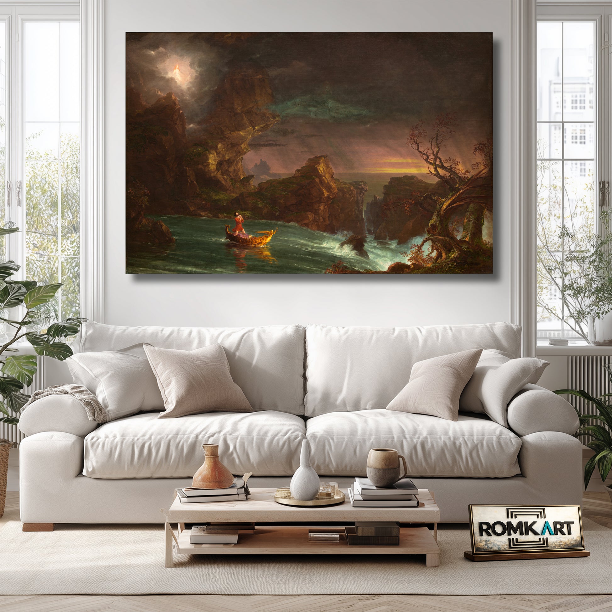 Thomas Cole The Voyage Of Life Manhood 1842 – Reproduction