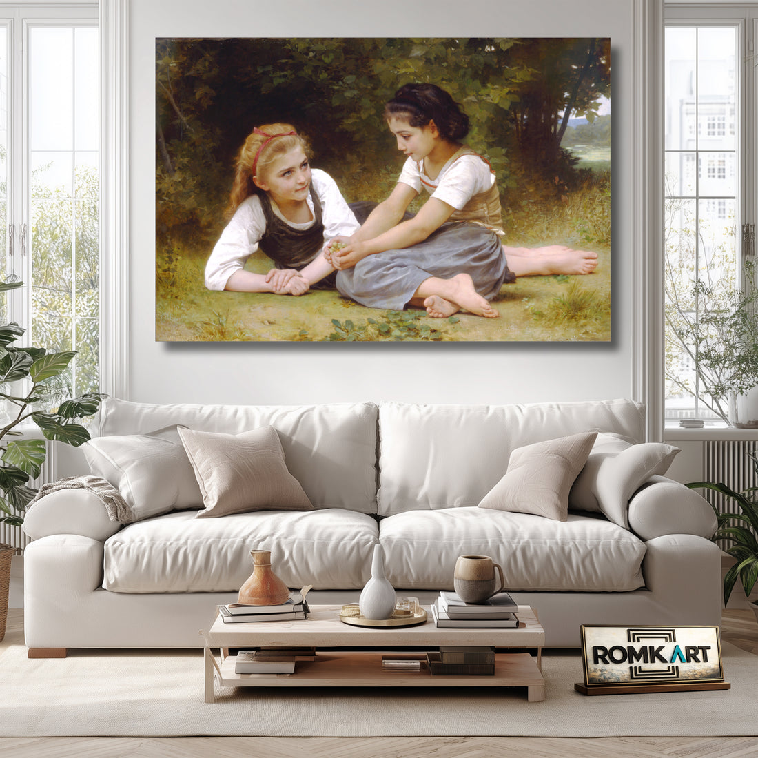 William Adolphe Bouguereau The Hazelnuts The Nut Gatherers 1882 – Reproduction