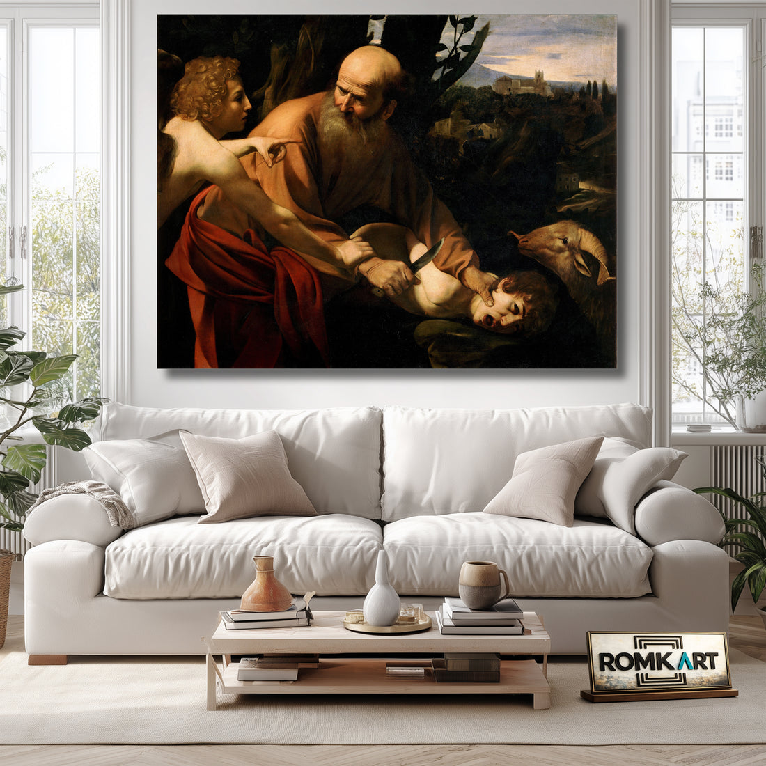 Caravaggio Sacrifice Of Isaac 1603-1604 – Reproduction