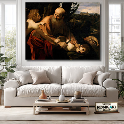 Caravaggio Sacrifice Of Isaac 1603-1604 – Reproduction