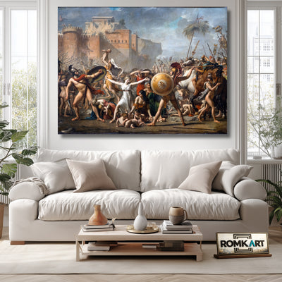 Jacques-louis David The Intervention Of The Sabine Women 1799 – Reproduction