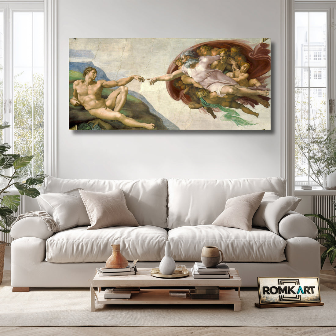 Michelangelo The Creation Of Adam 1508-1512 – Reproduction