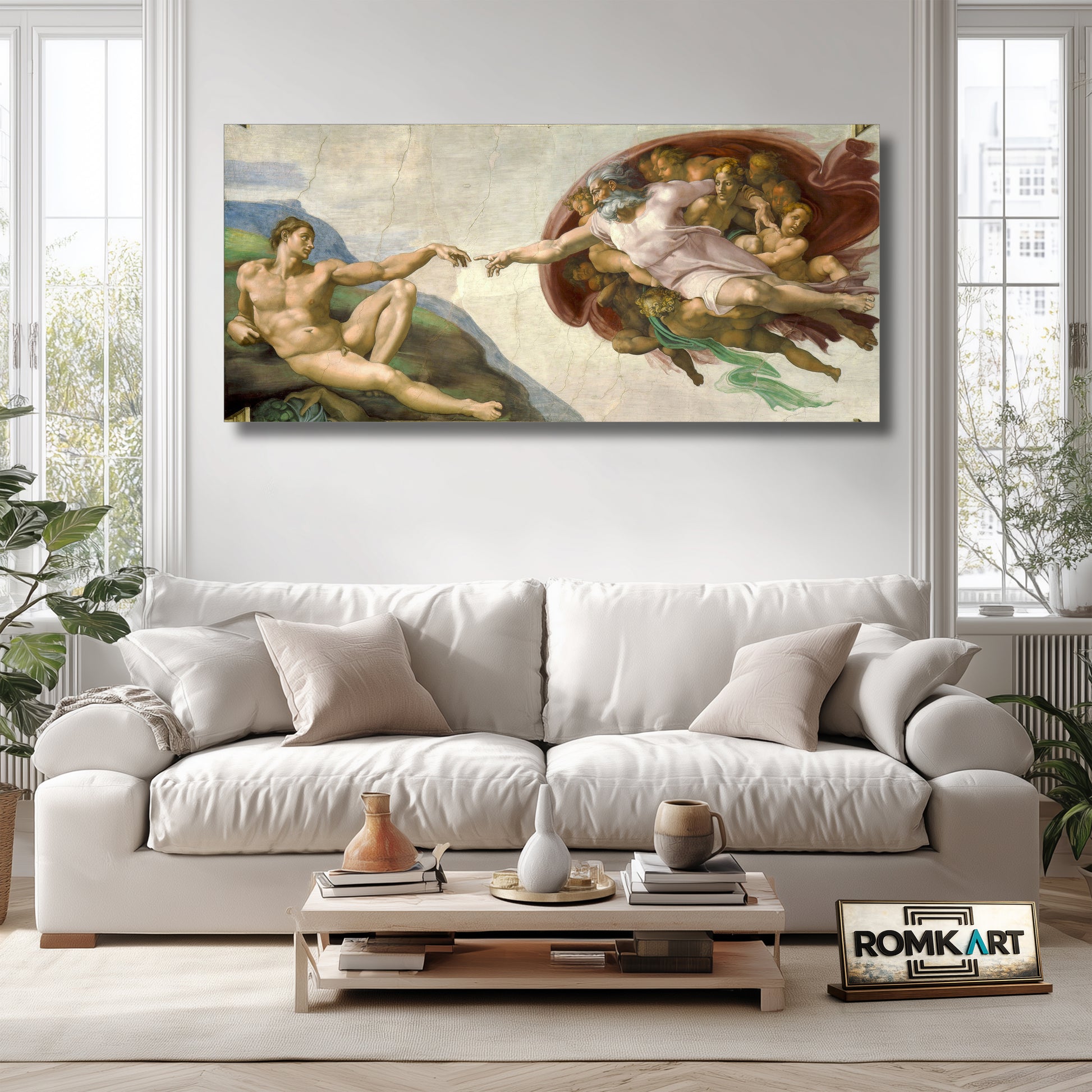 Michelangelo The Creation Of Adam 1508-1512 – Reproduction
