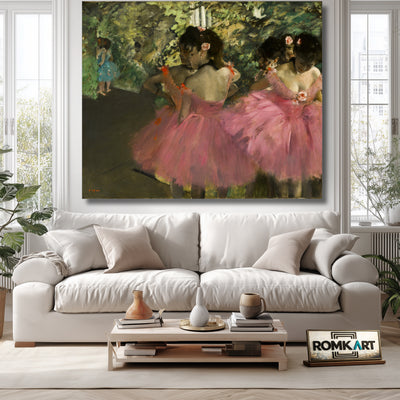 Edgar Degas Dancers In Pink C1876 – Reproduction