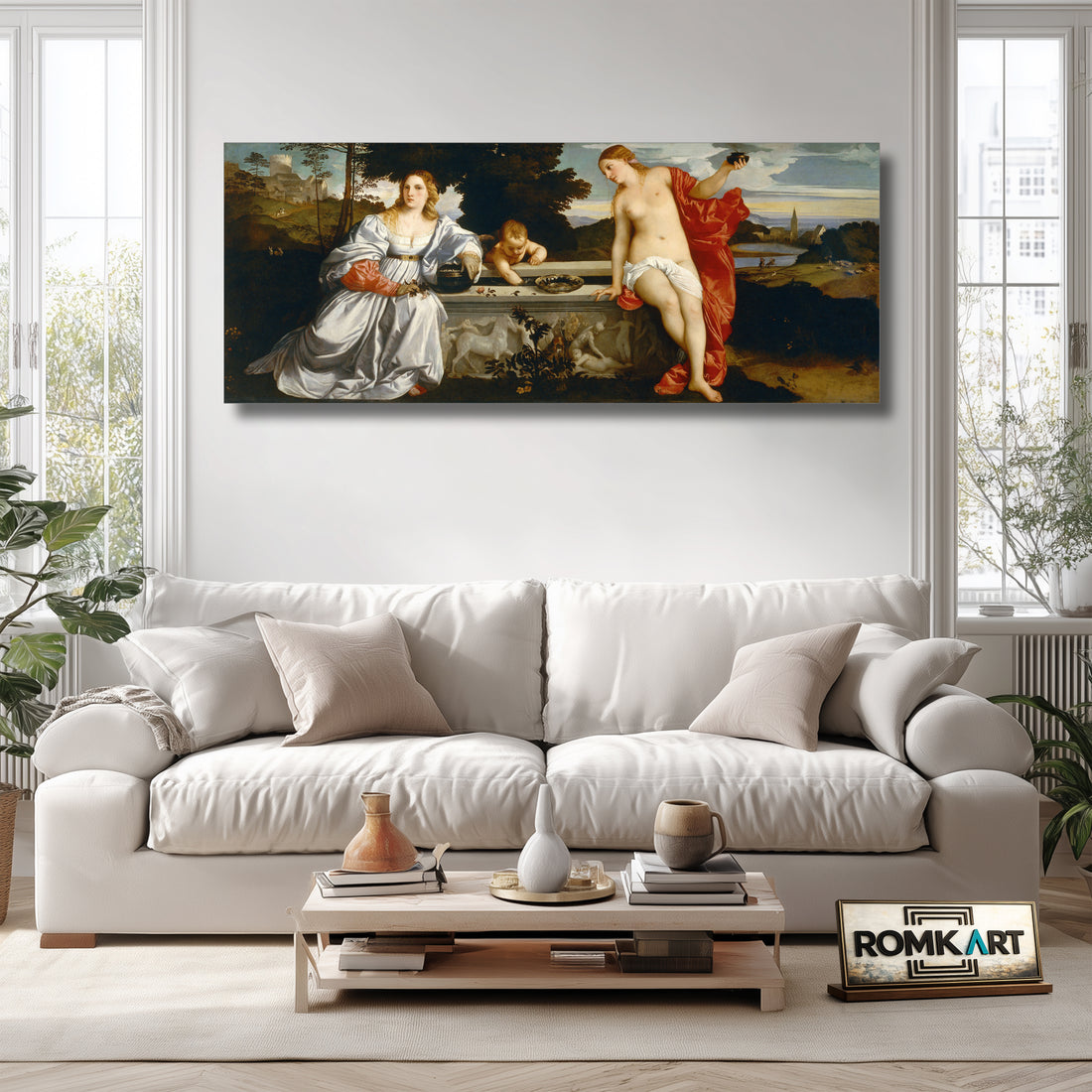 Titian Sacred And Profane Love 1514 – Reproduction