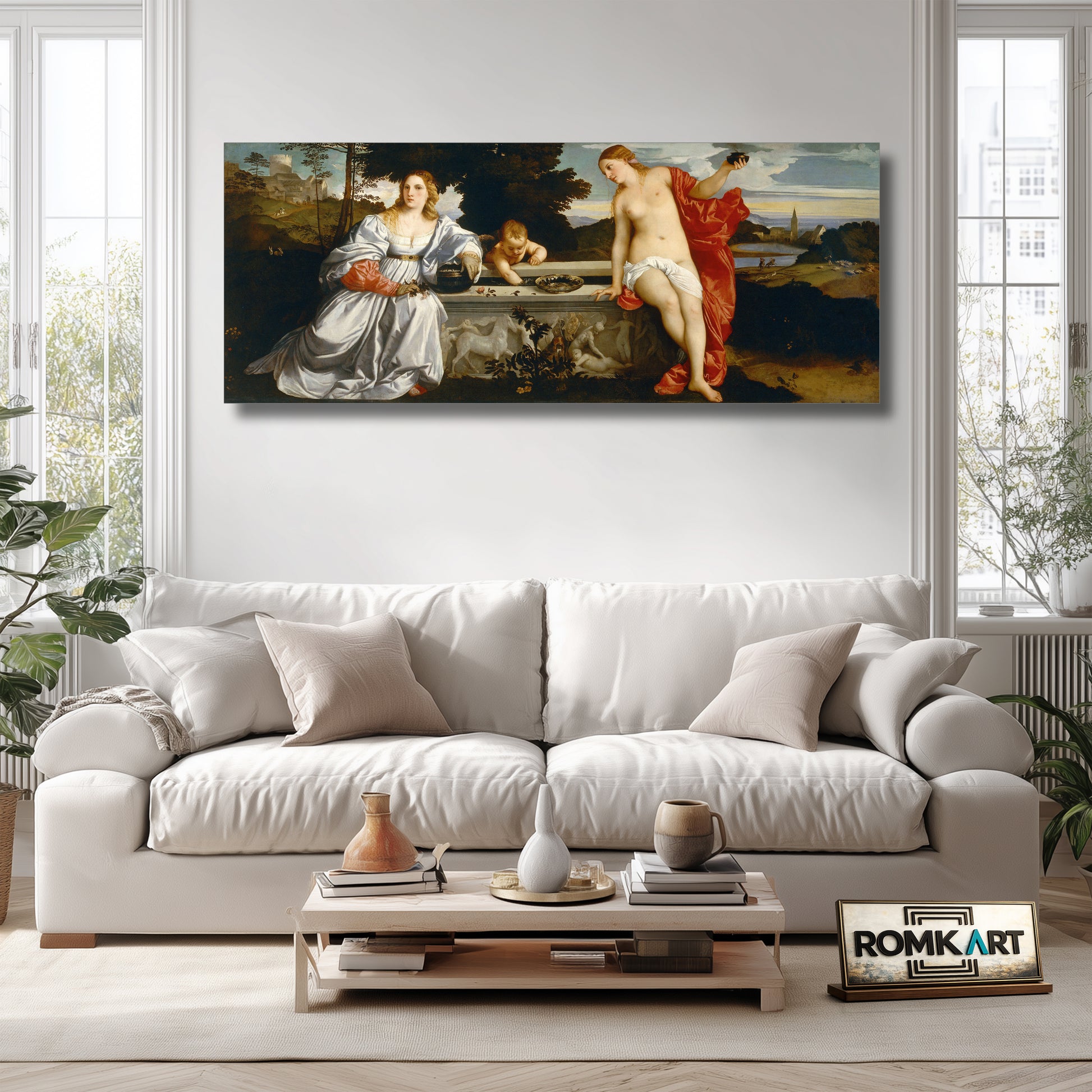 Titian Sacred And Profane Love 1514 – Reproduction