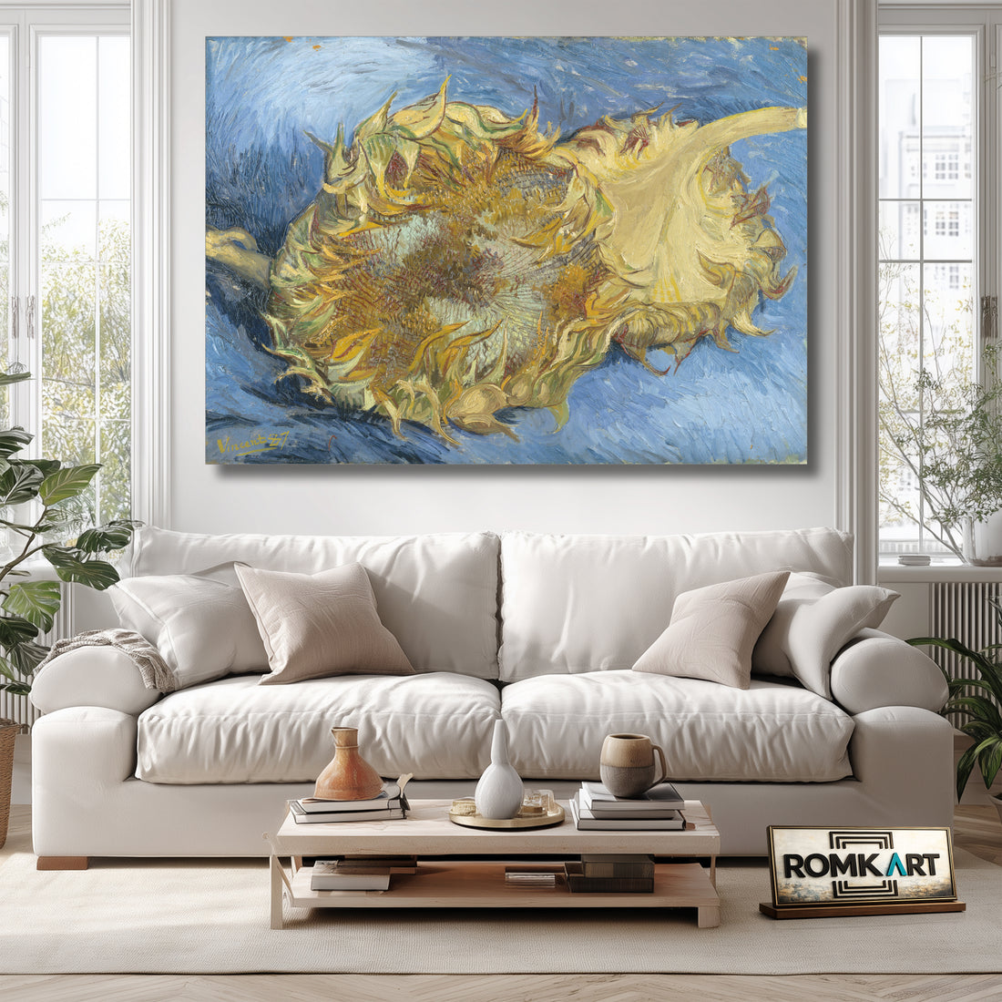Vincent Van Gogh Sunflowers 1887 – Reproduction