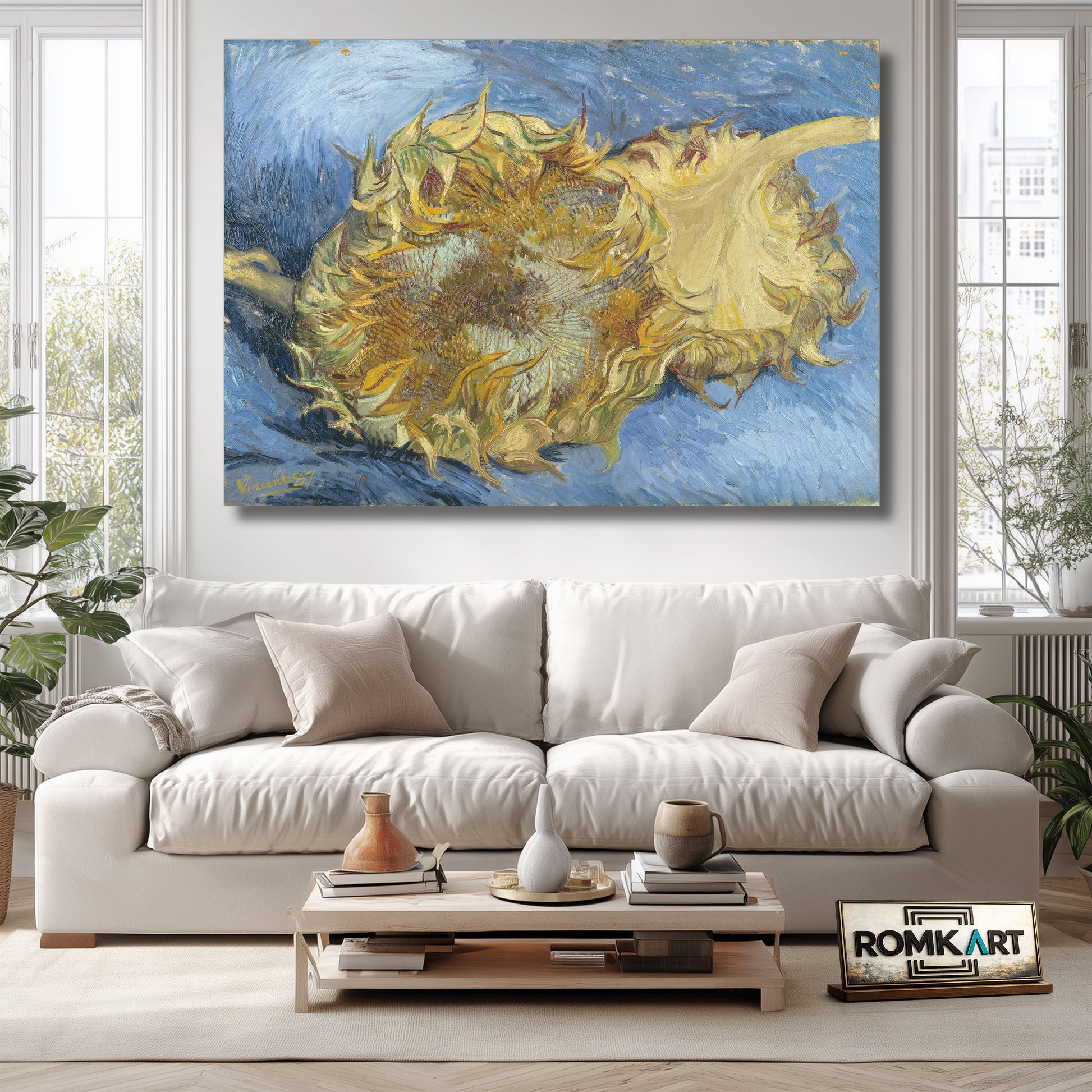 Vincent Van Gogh Sunflowers 1887 – Reproduction